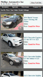 Mobile Screenshot of phillipsautosales.net